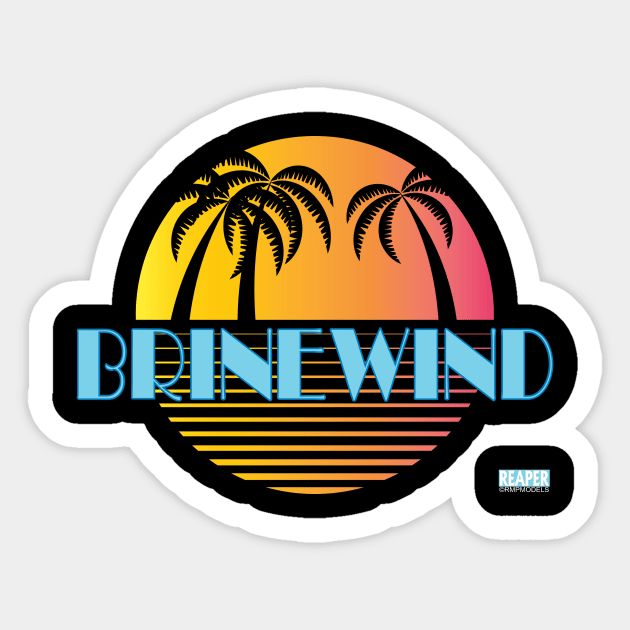 ReaperCon 2020 - Brinewind Vacation 2 Sticker by ReaperMini